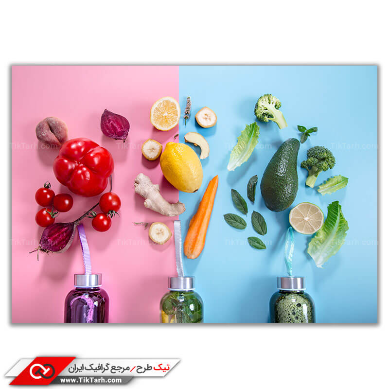 دانلود تصویر گرافیکی میوه و صیفی جات