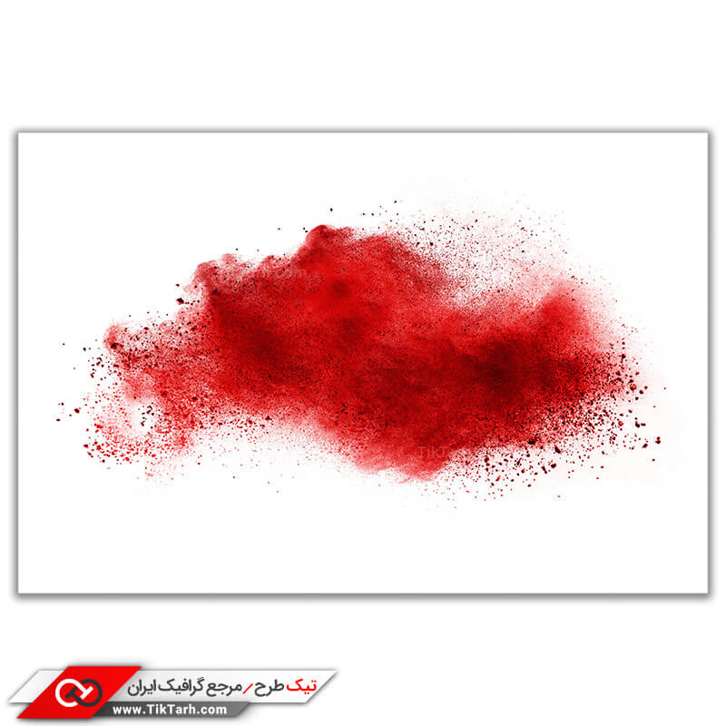 تصویر با کیفیت پودر قرمز