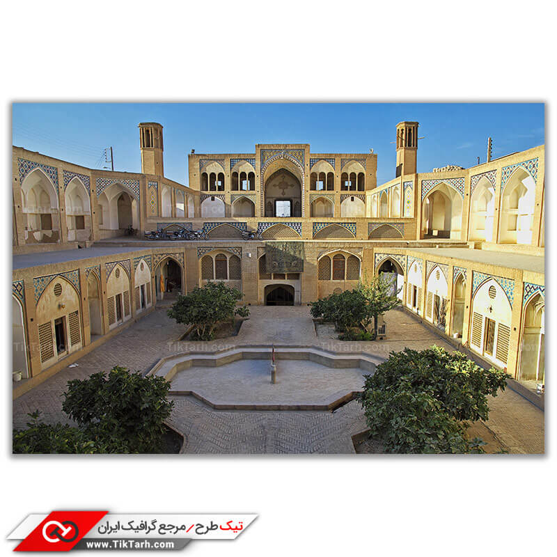 عکس باکیفیت مسجد آقابزرگ کاشان