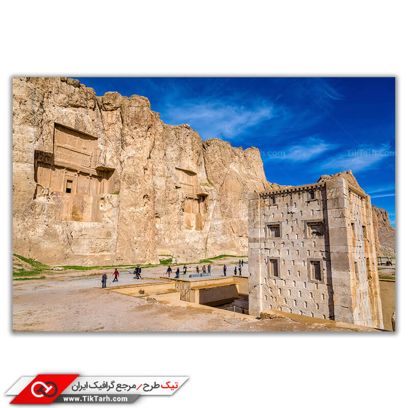 تصویر باکیفیت نقش رستم در شمال شیراز