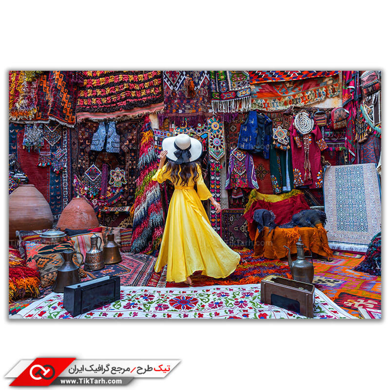 تصویر باکیفیت بازار فرش