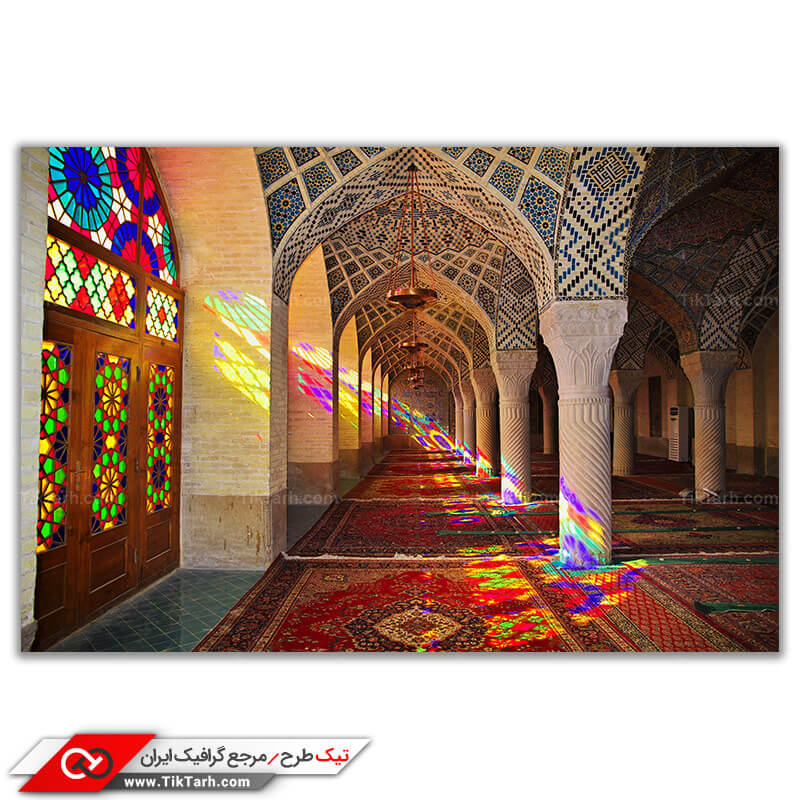 عکس باکیفیت مسجد نصیر الملک شیراز