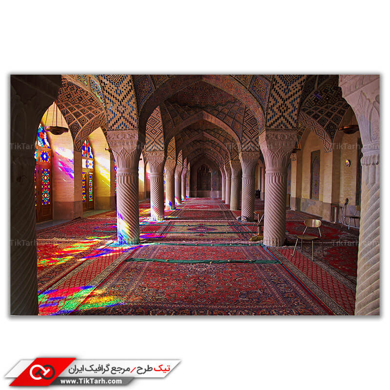 تصویر باکیفیت مسجد نصیر الملک شیراز