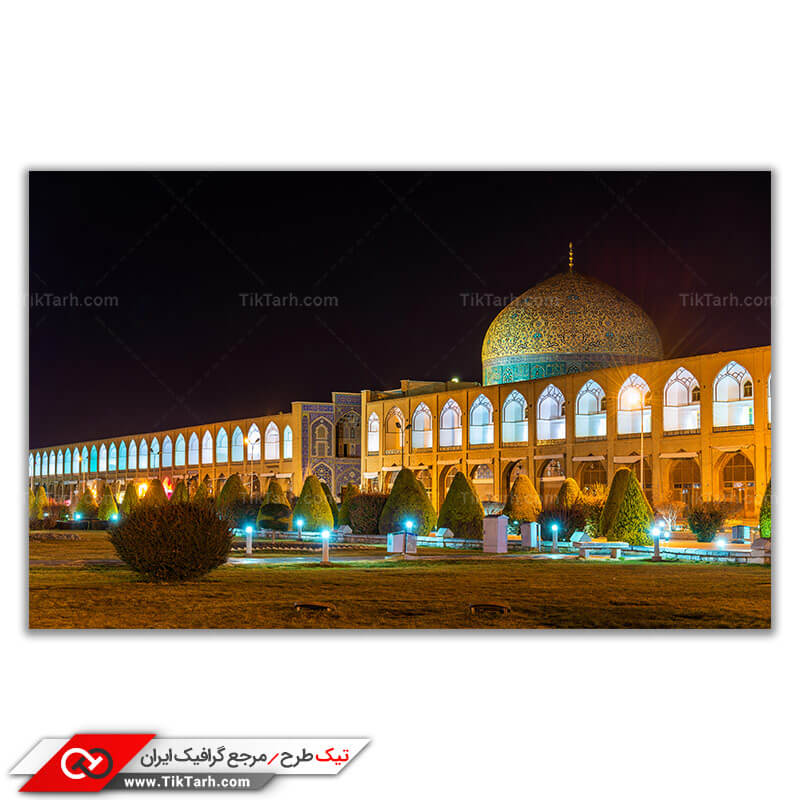 عکس باکیفیت مسجد شیخ لطف الله در میدان نقش جهان