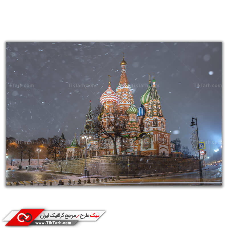 تصویر باکیفیت کلیسای جامع در مسکو