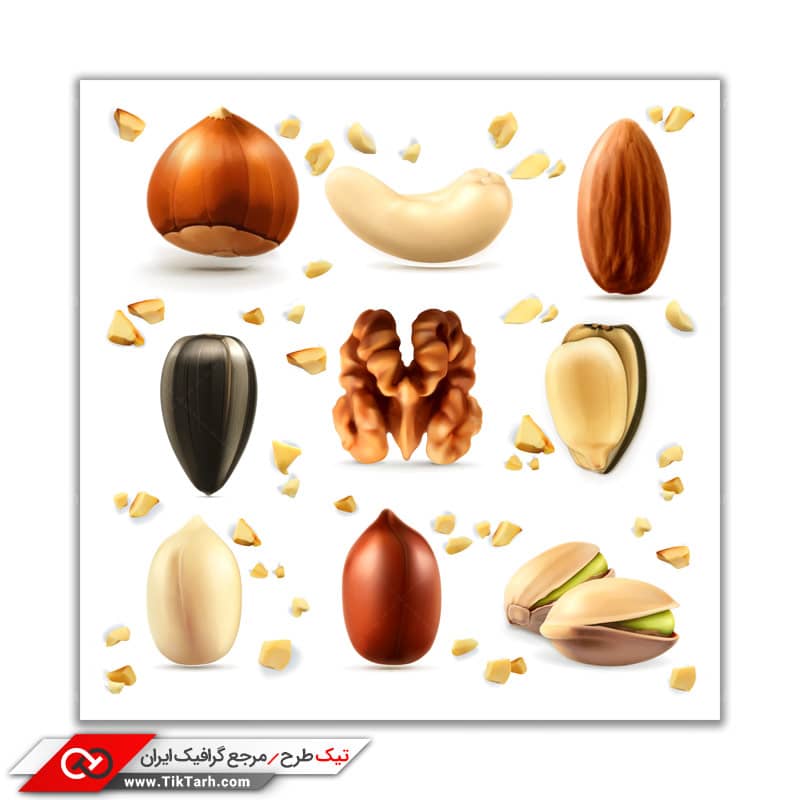 طرح گرافیکی کلیپ آرت خشکبار