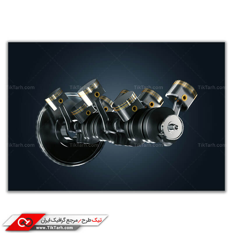 عکس با کیفیت موتور برش خورده خودرو