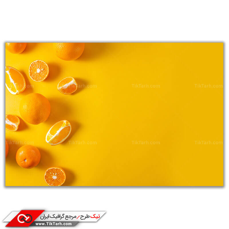 عکس باکیفیت قاچ پرتقال