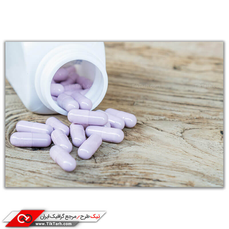 عکس گرافیکی قرص کپسولی