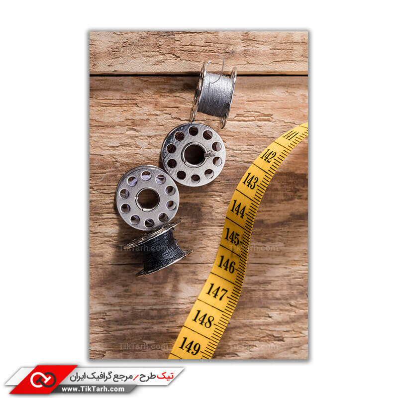 تصویر باکیفیت متر خیاطی و ماسوله