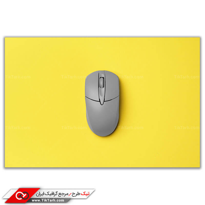 تصویر باکیفیت ماوس خاکستری