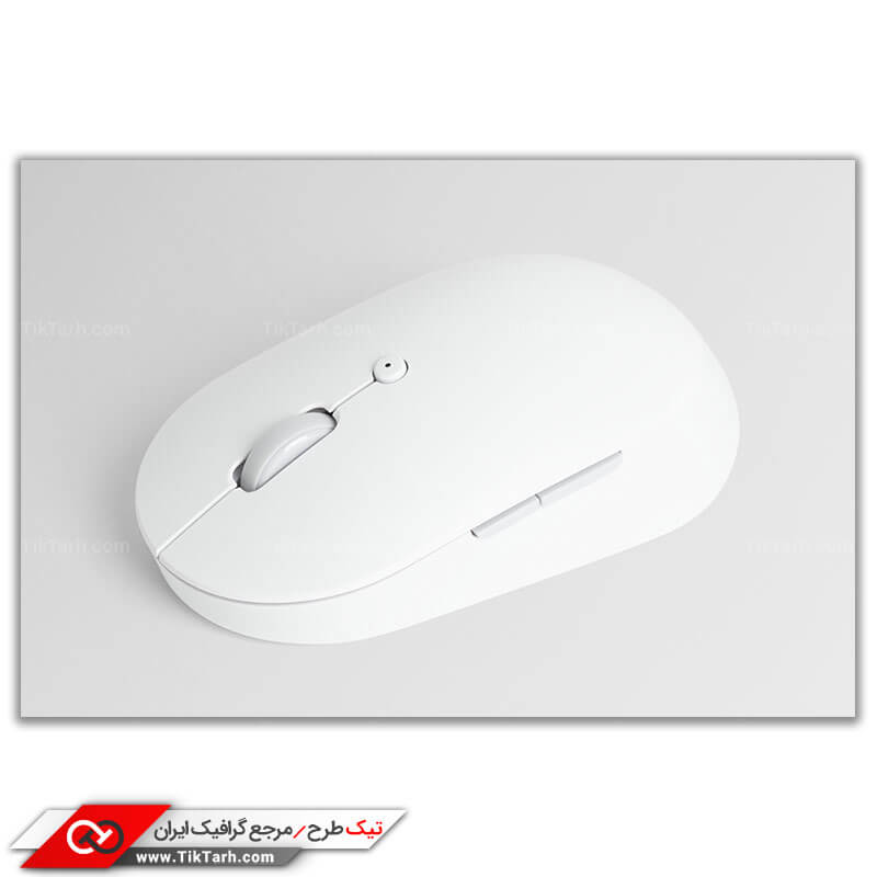 عکس باکیفیت از ماوس بی سیم سفید