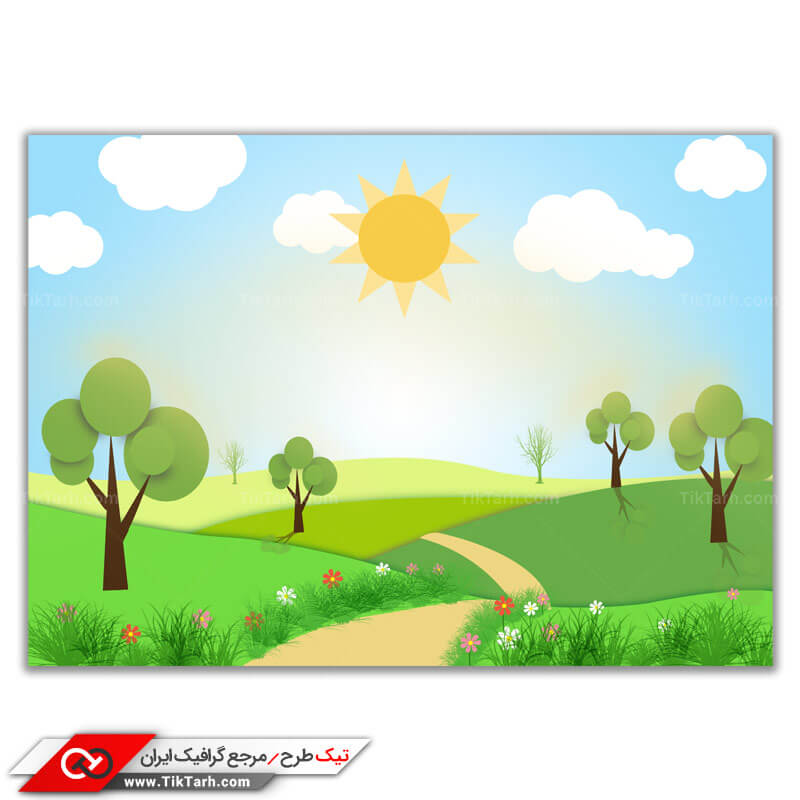 پس زمینه طراحی روز آفتابی