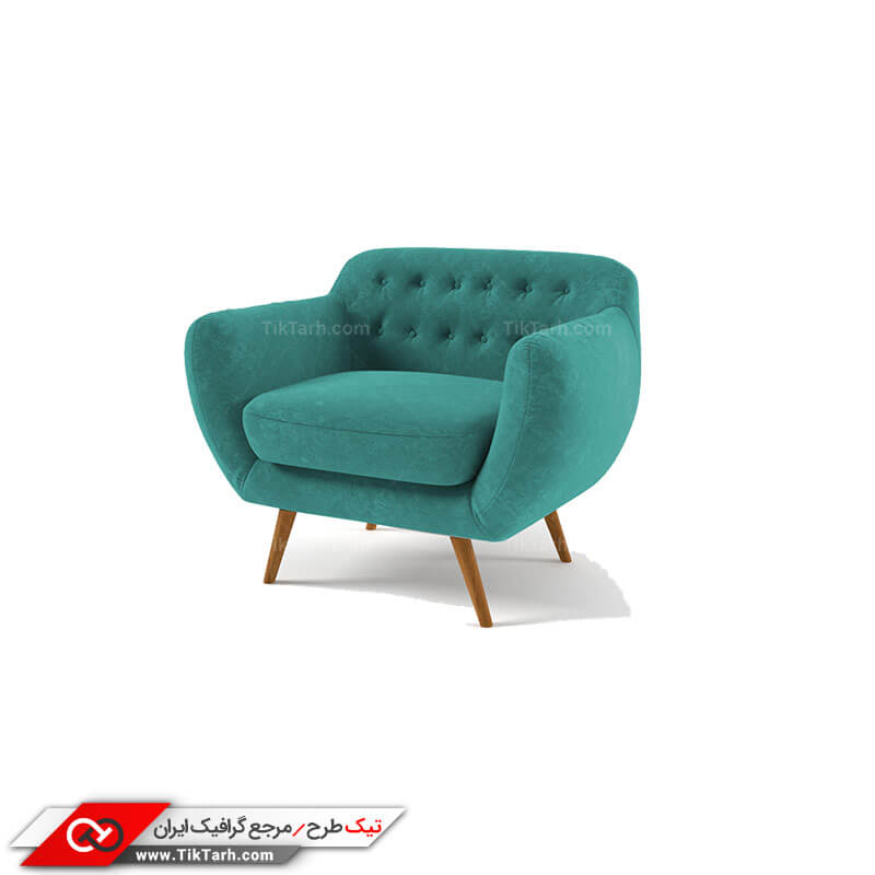 طرح گرافیکی مبل تک نفره