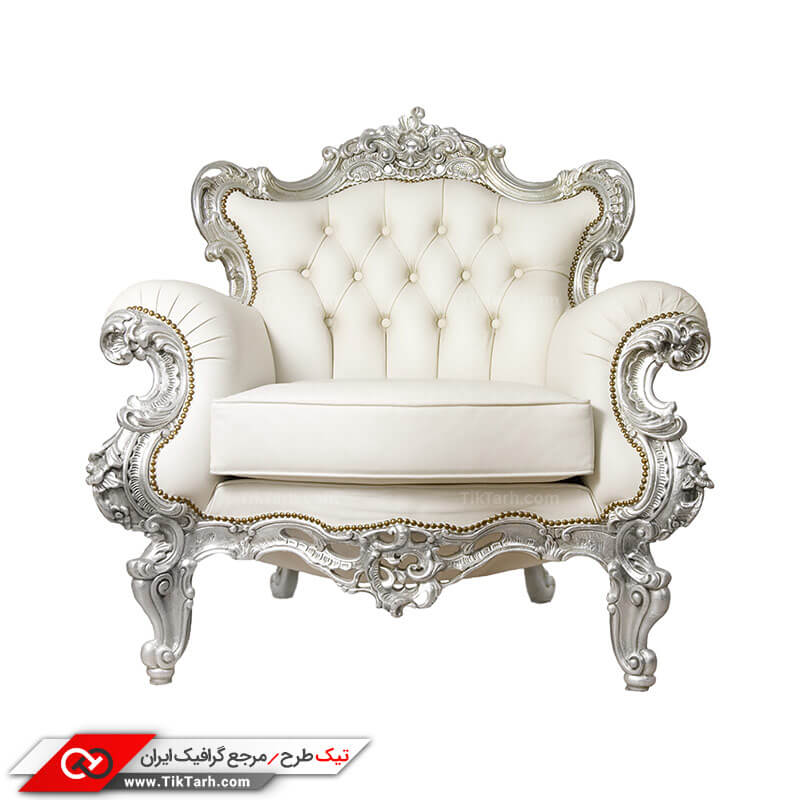 طرح گرافیکی مبل تک نفره سلطنتی