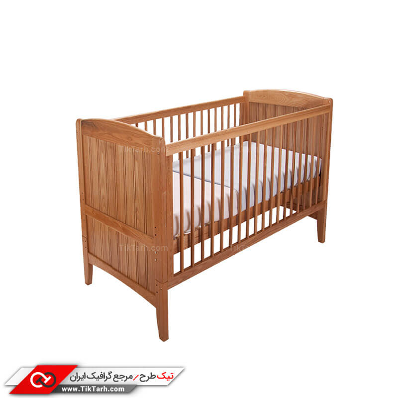 طرح گرافیکی گهواره چوبی