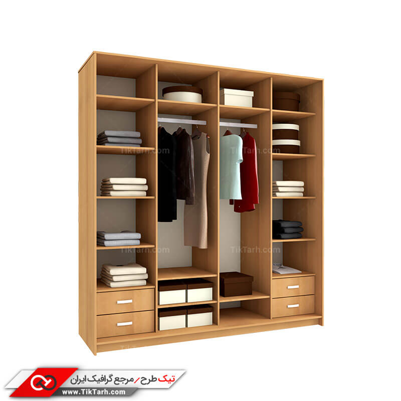 دانلود طرح کمد لباس