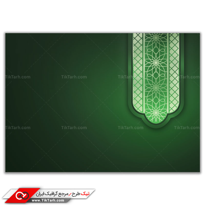 طرح گرافیکی پنجره با طرح مذهبی