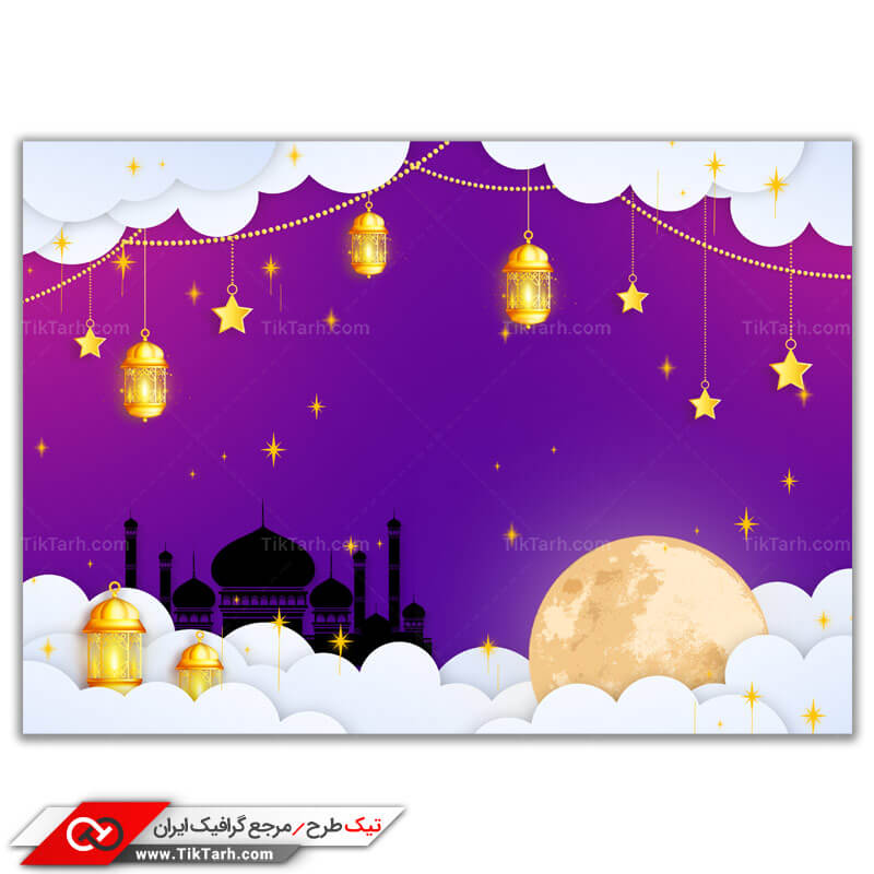 دانلود طرح لایه باز گرافیکی فانتزی نیمه شعبان