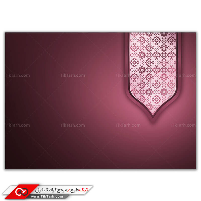 طرح لایه باز فانتزی گرافیکی پنجره با طرح مذهبی