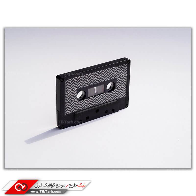 تصویر لارج فرمت نوار کاست مشکی