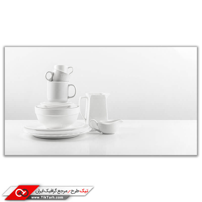 عکس گرافیکی باکیفیت سرویس ظروف چینی