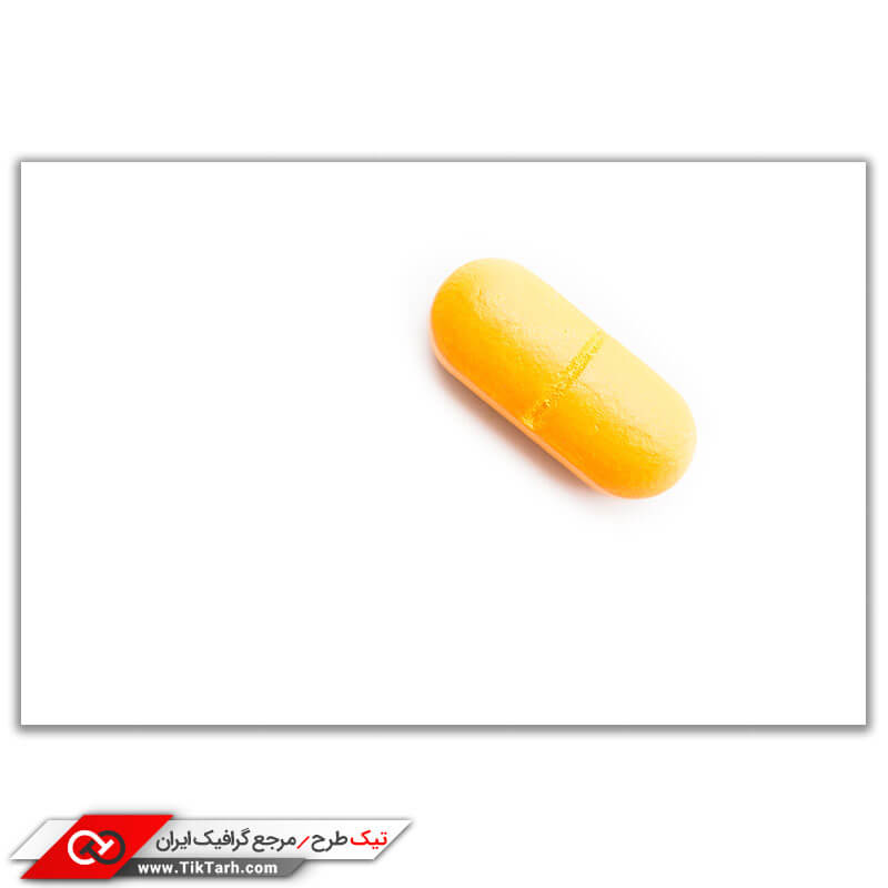 دانلود تصویر باکیفیت قرص نارنجی