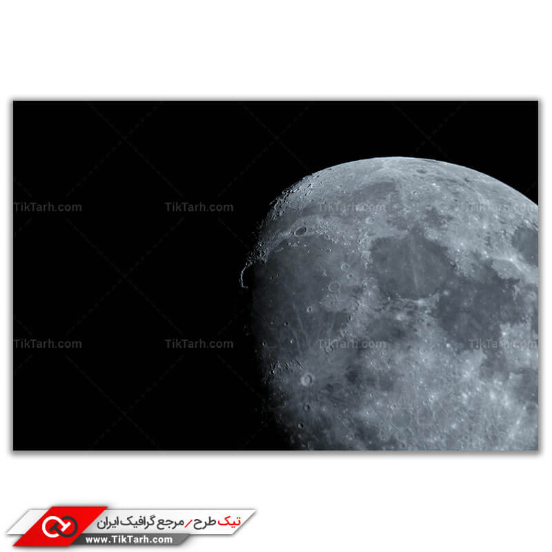 تصویر گرافیکی کره ماه