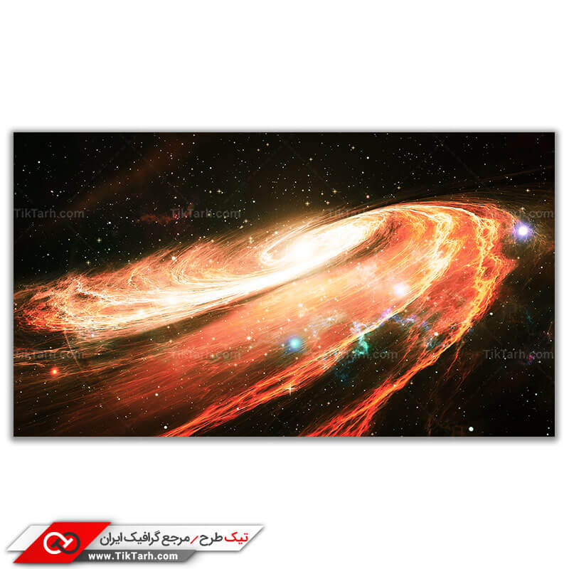 دانلود تصویر گرافیکی سحابی کهکشان