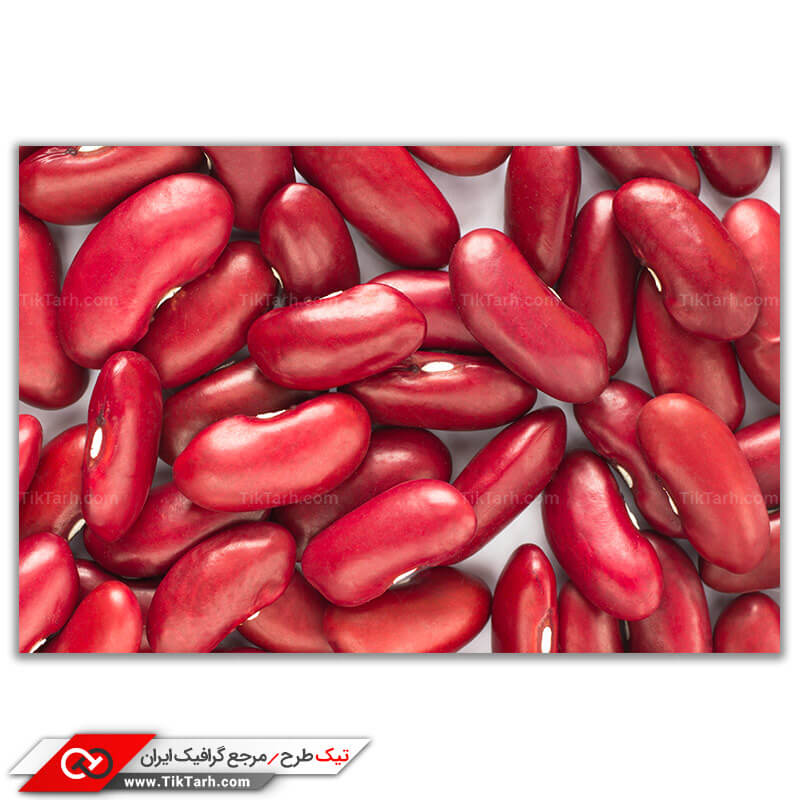 عکس گرافیکی لارج فرمت از لوبیا قرمز
