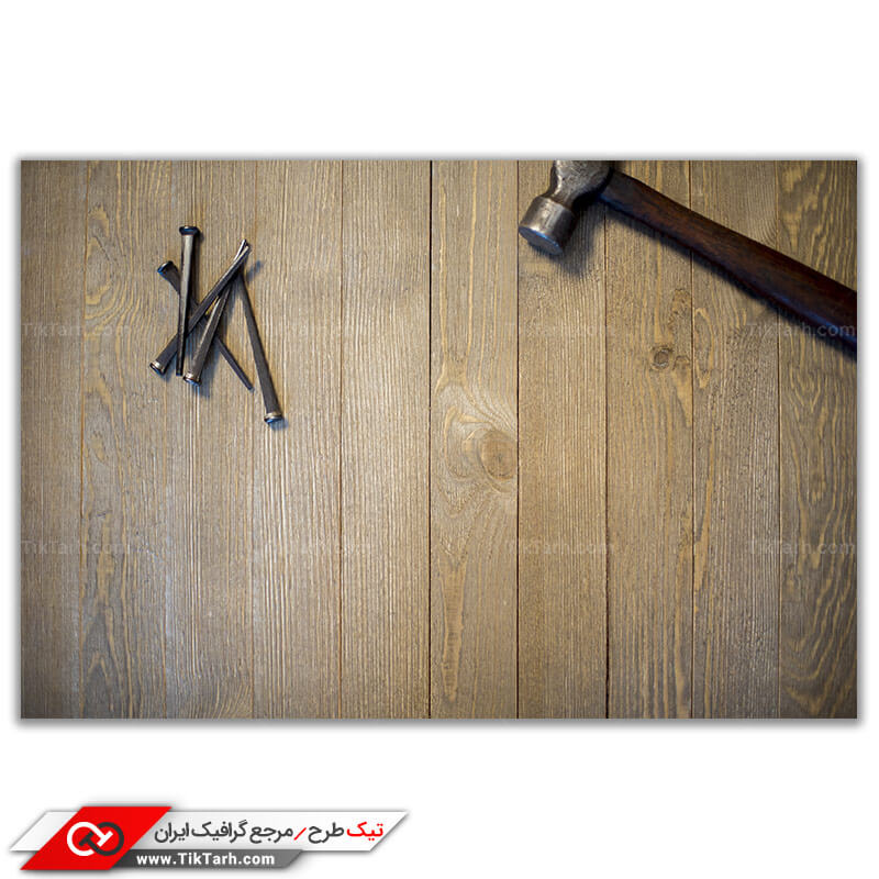 دانلود عکس باکیفیت میخ ها و چکش