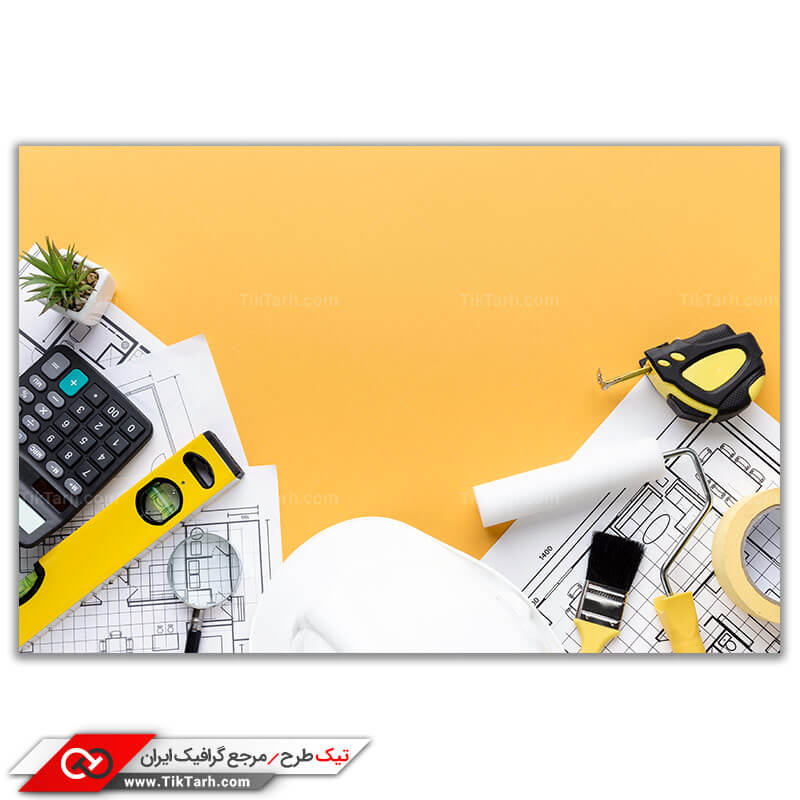 عکس باکیفیت ابزار مهندسی ساختمان