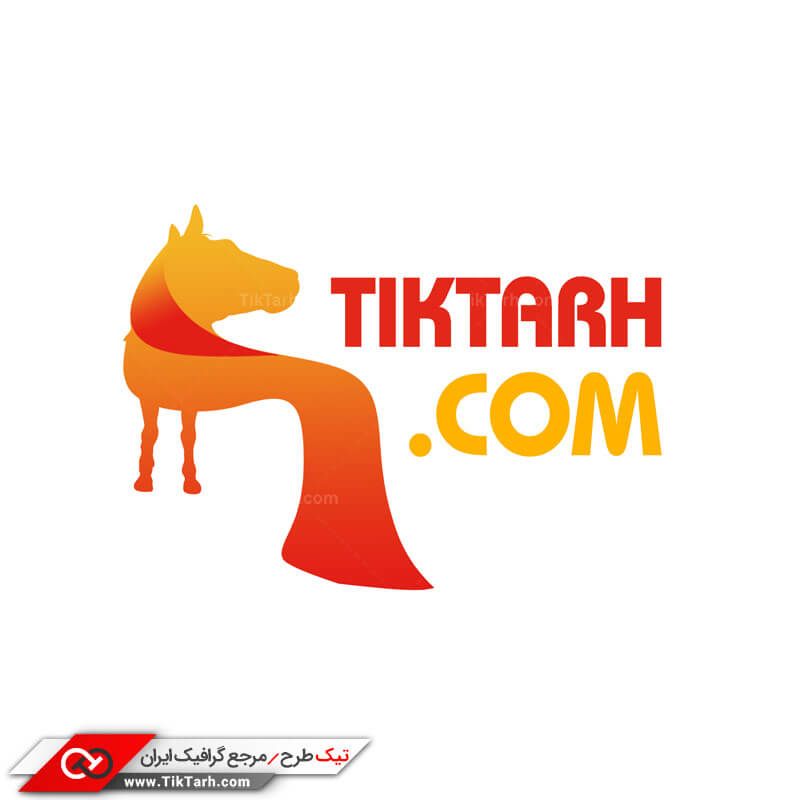 دانلود طرح لایه باز با کیفیت لوگو اسب