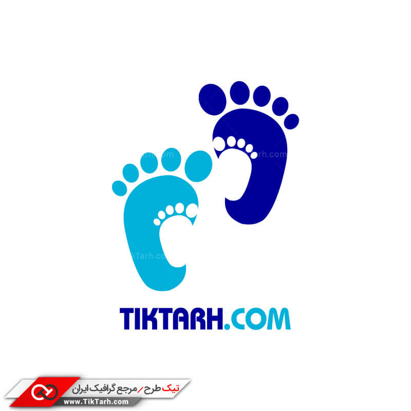دانلود طرح لایه باز با کیفیت لوگو رد پا