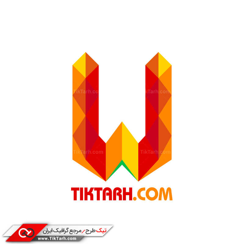 دانلود طرح لایه باز با کیفیت لوگو حرف W
