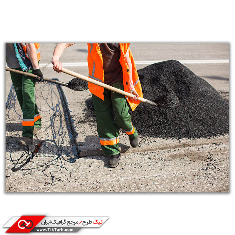 تصویر باکیفیت کارخانه آسفالت