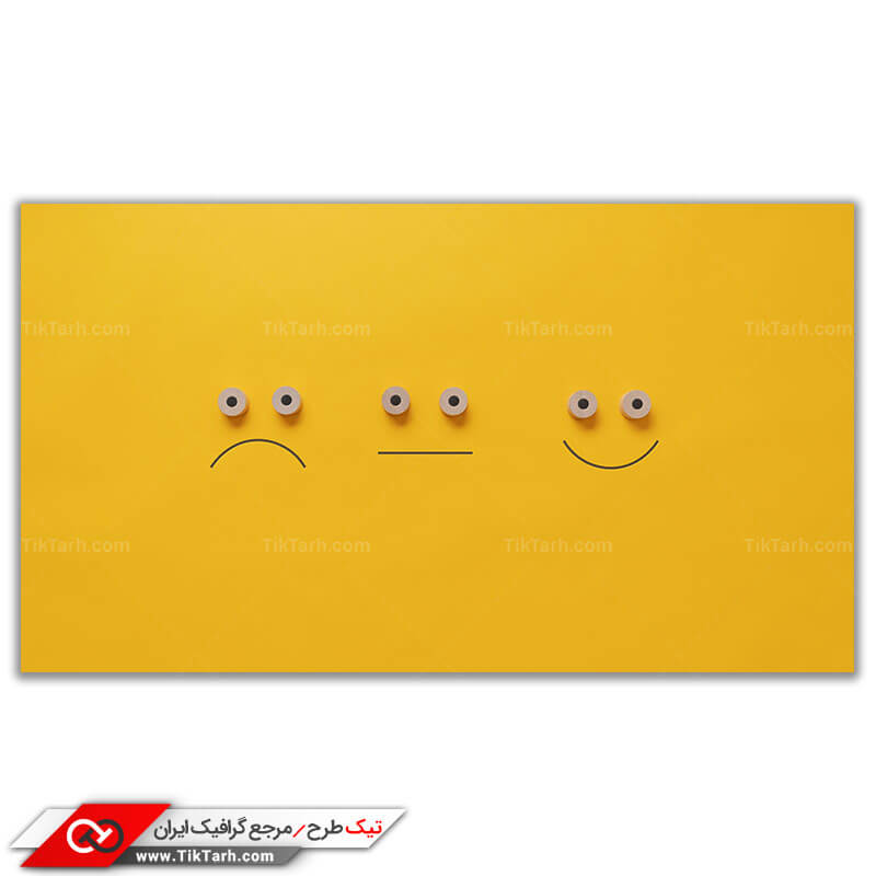 تصویر باکیفیت شکلک لبخند و ناراحت