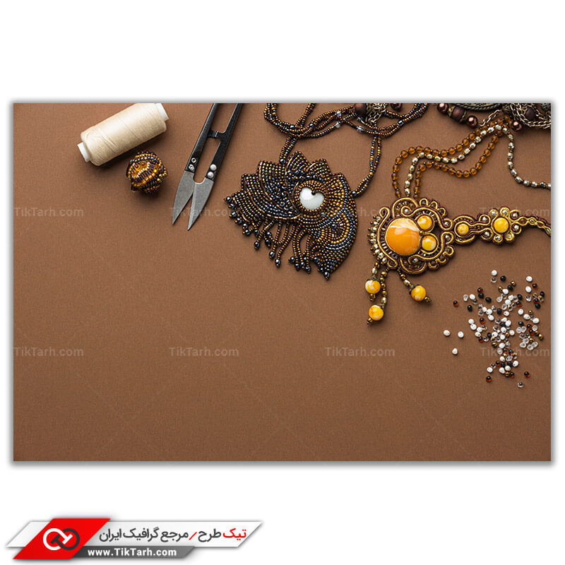 تصویر باکیفیت ساخت اقلام تزئینی بامنجوق