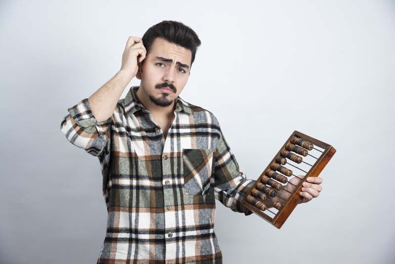 عکس با کیفیت بررسی تجارت با چرتکه