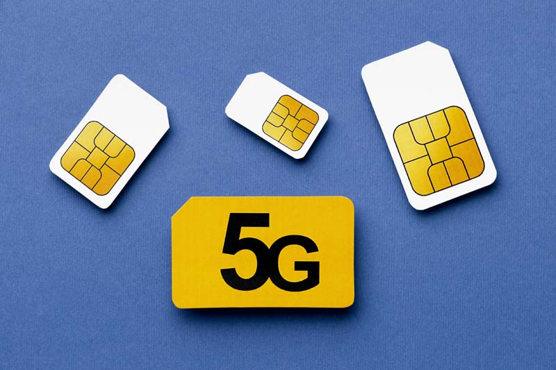 دانلود تصویر سیم کارت های 5G