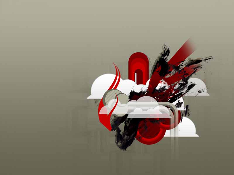 عکس پس زمینه انتزاعی ابر و باد