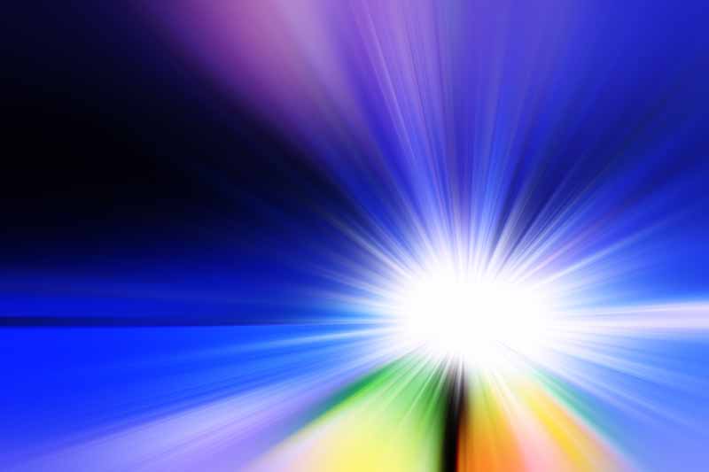 عکس باکیفیت پس زمینه آبی با تابش نور