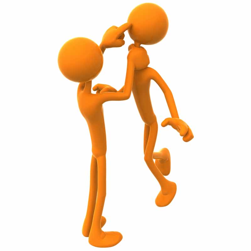عکس دعوای آدمک ها