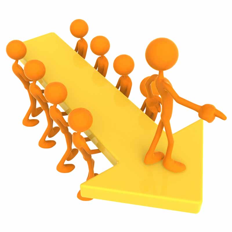 دانلود عکس رهبری آدمک ها به سوی موفقیت