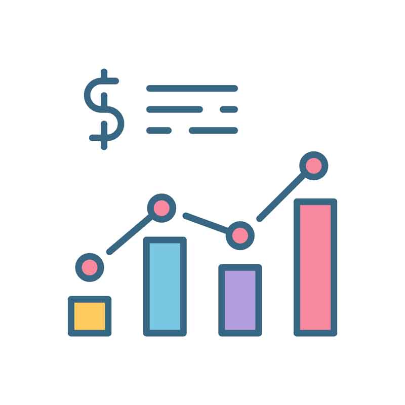 دانلود طرح کلیپ آرت نمودار ارز دیجیتال