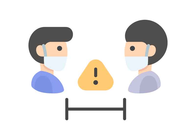 دانلود طرح کلیپ آرت رعایت نکردن فاصله اجتماعی