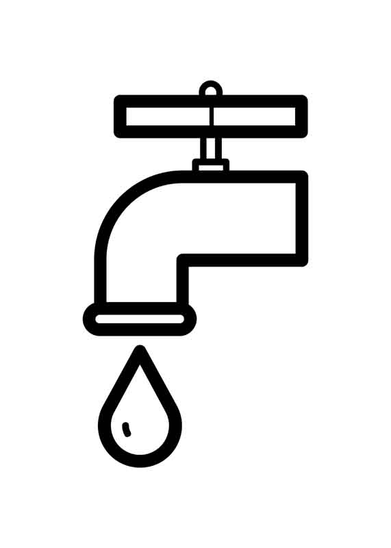 طرح کلیپ آرت شیر آب سفید