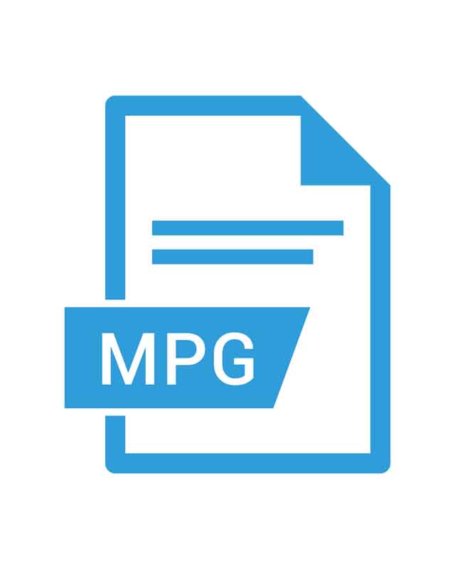 طرح آیکون فرمت MPG