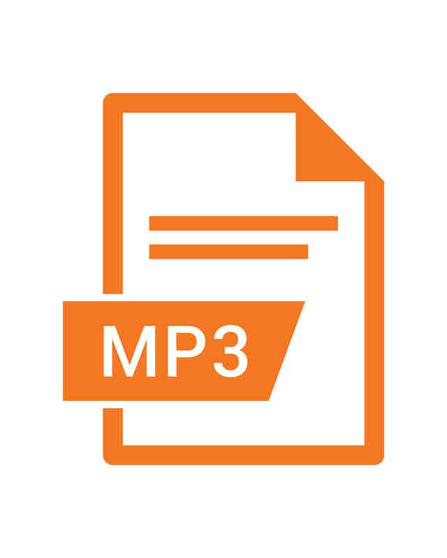 طرح آیکون فرمت MP3