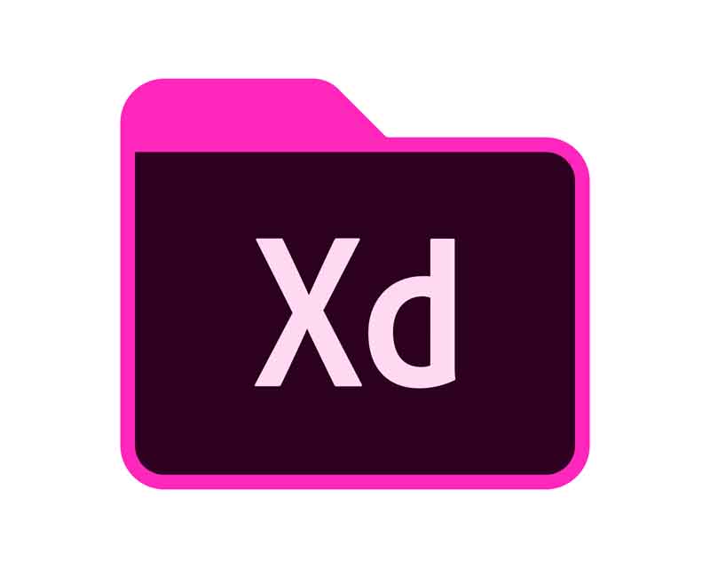 طرح آیکون پوشه Adobe XD